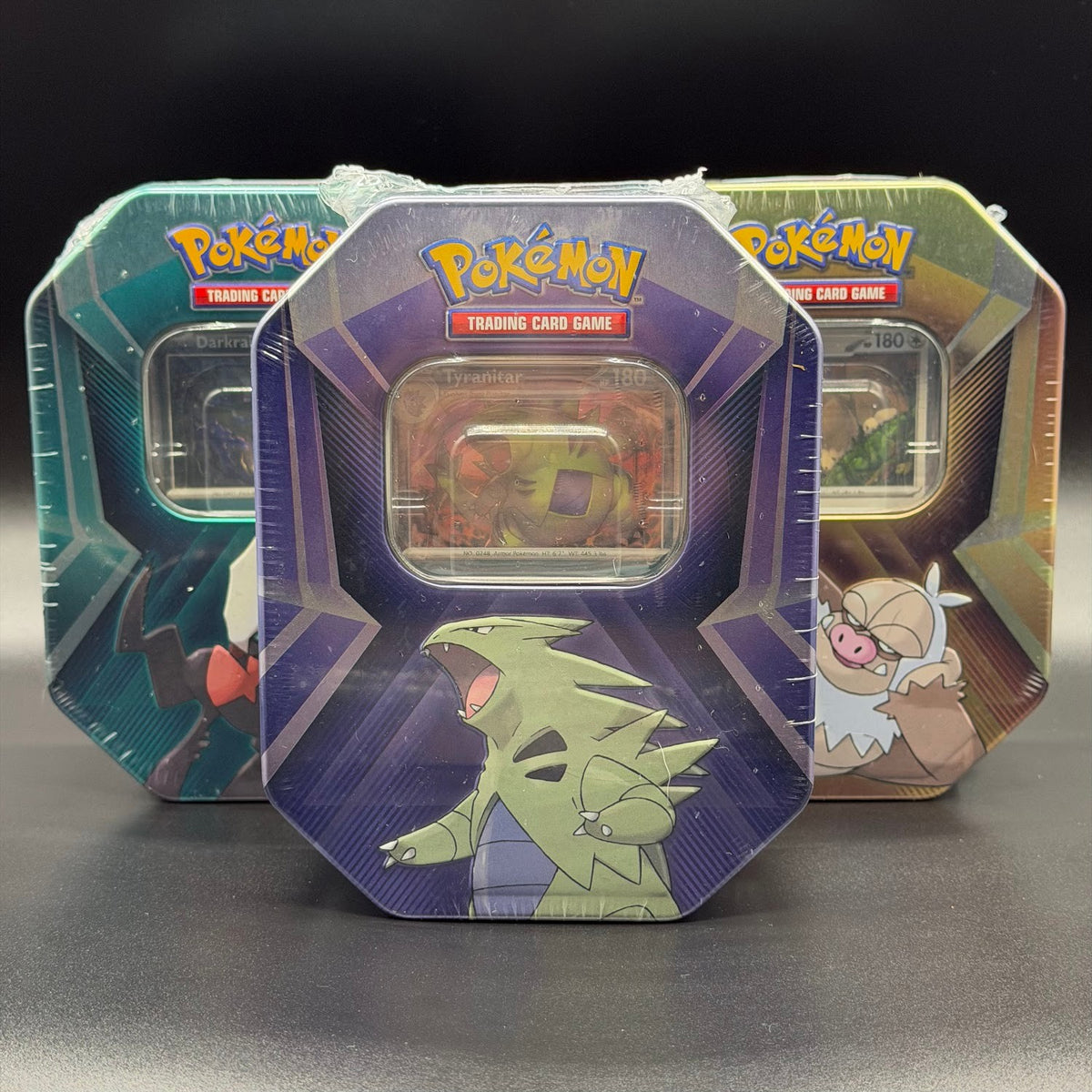Pokemon Tyranitar ex Tin