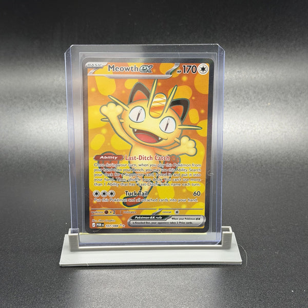 Meowth ex (Full Art) 107/088 — Pokémon TCG: Mega Evolution — Perfect Order