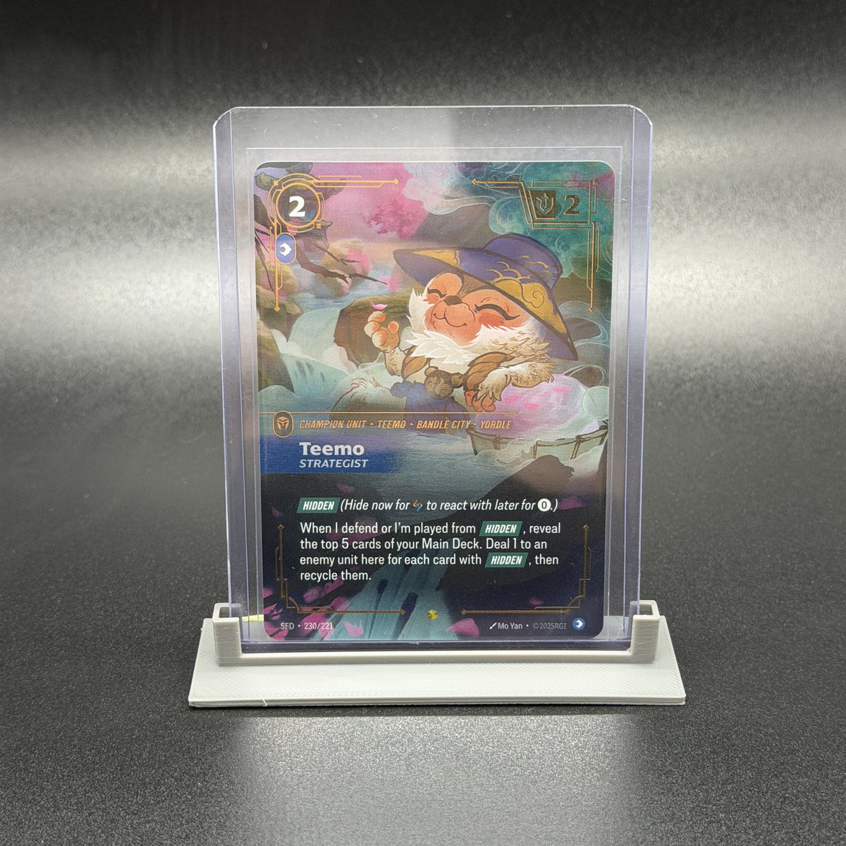 Teemo - Strategist 230/221 — Riftbound: League of Legends TCG — Spiritforged
