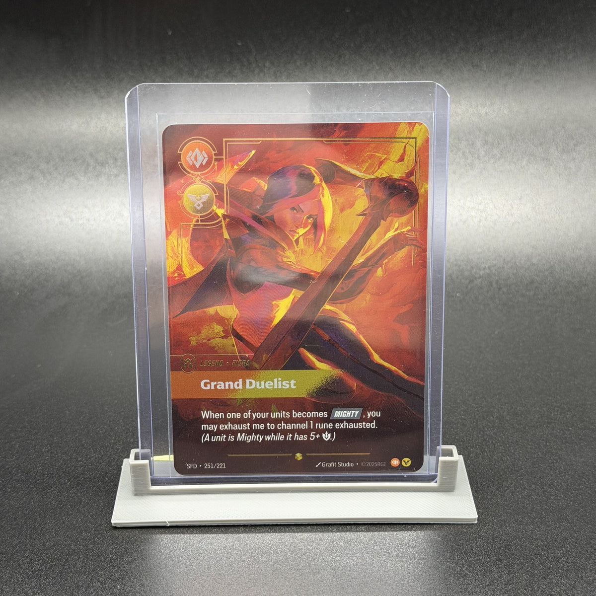 Fiora - Grand Duelist 251/221 — Riftbound: League of Legends TCG — Spiritforged