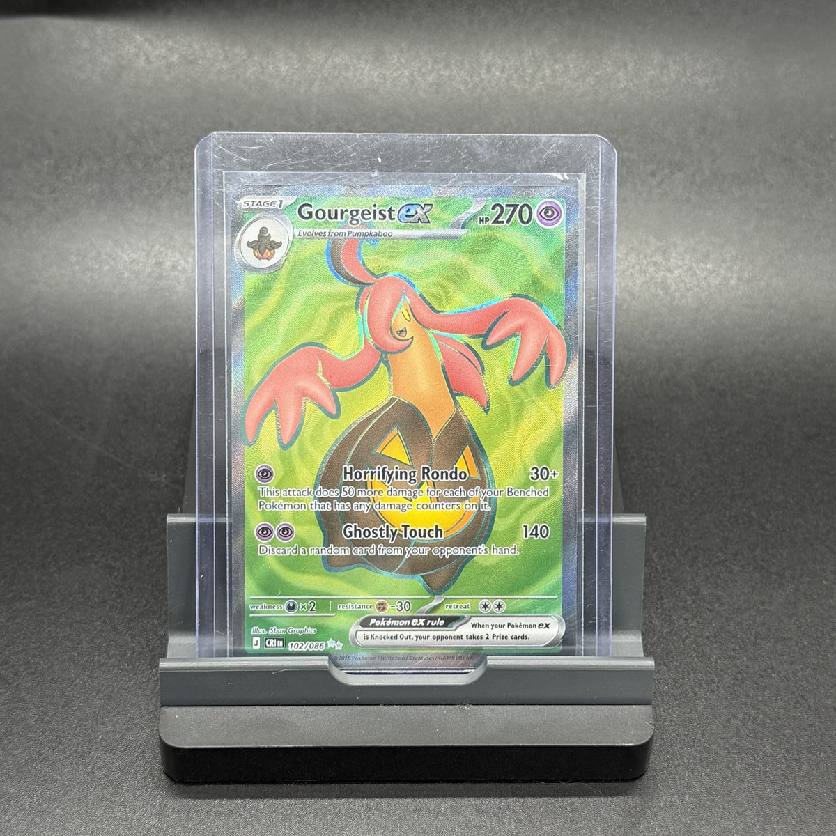 Gourgeist ex - 102/086 - Chaos Rising (Pokemon) [EN]