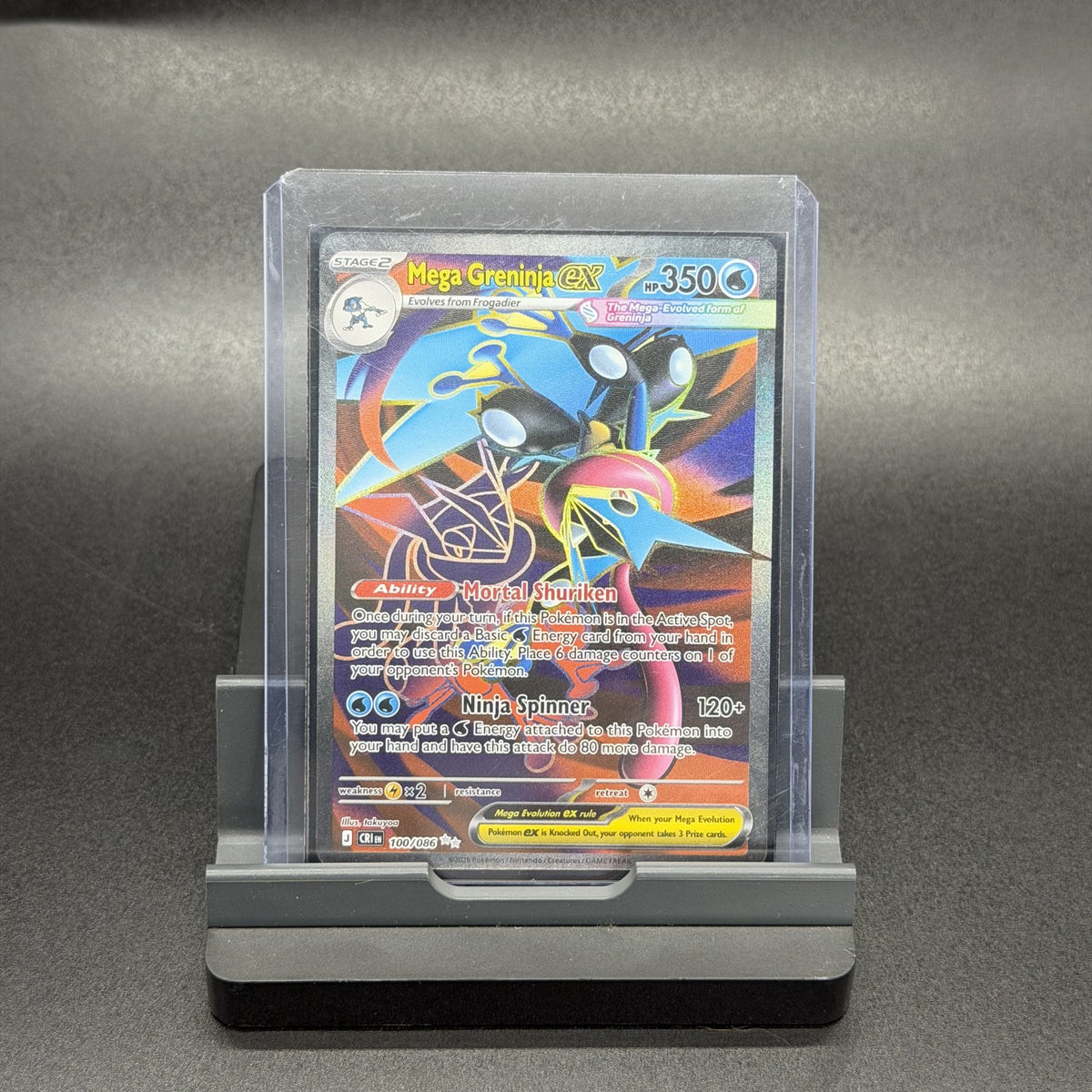Mega Greninja ex - 100/086 - Chaos Rising (Pokemon) [EN]