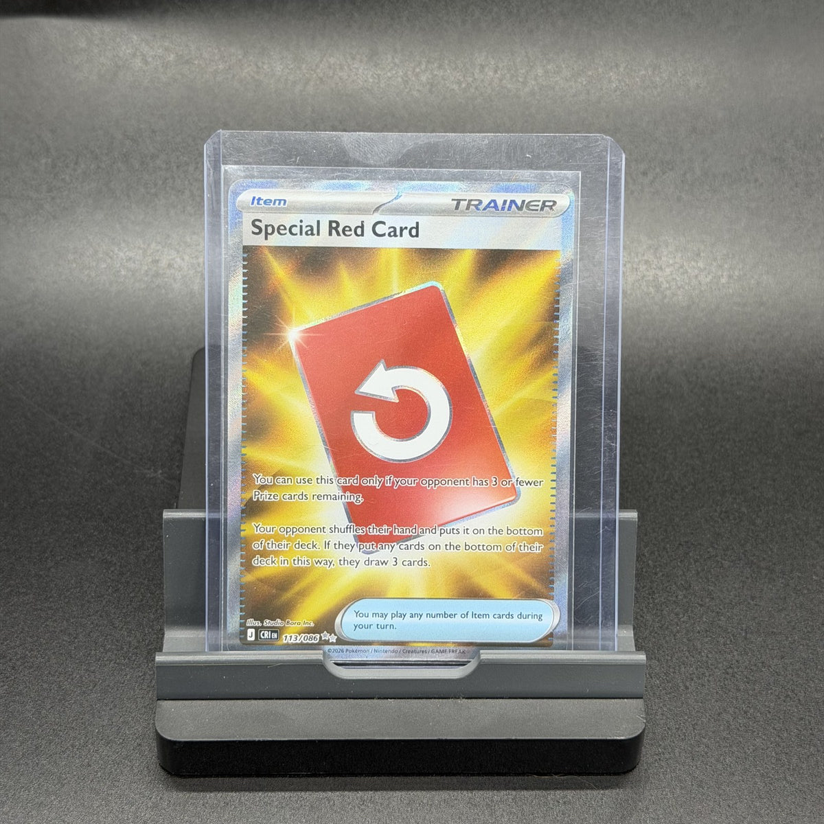 Special Red Card - 113/086 - Chaos Rising (Pokemon) [EN]