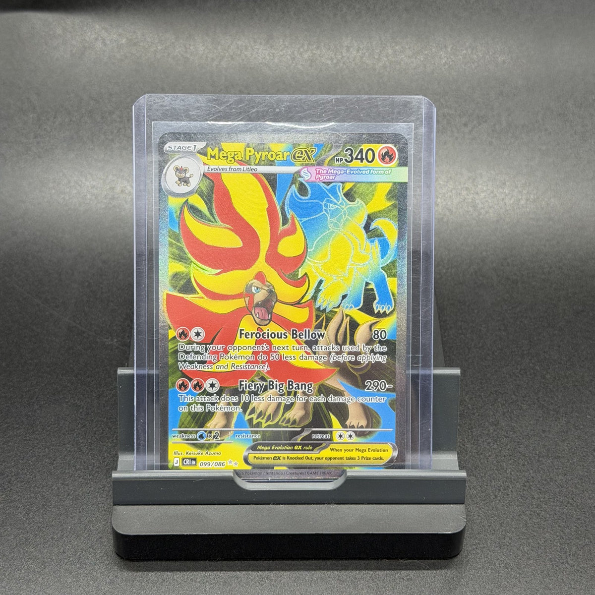 Mega Pyroar ex - 099/086 - Chaos Rising (Pokemon) [EN]