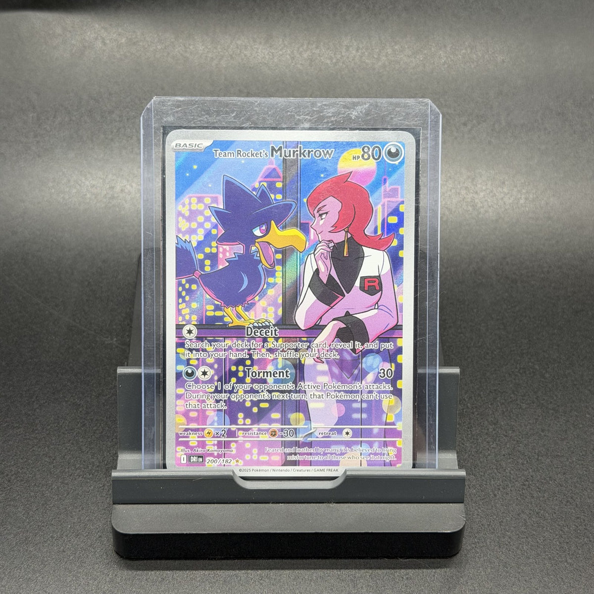 Team Rocket's Murkrow - 200/182 - Destined Rivals (Pokemon) [EN]