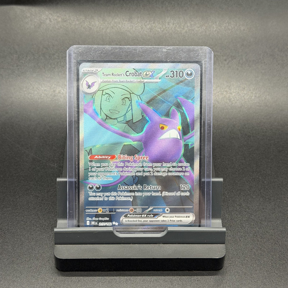 Team Rocket's Crobat ex - 217/182 - Destined Rivals (Pokemon) [EN]