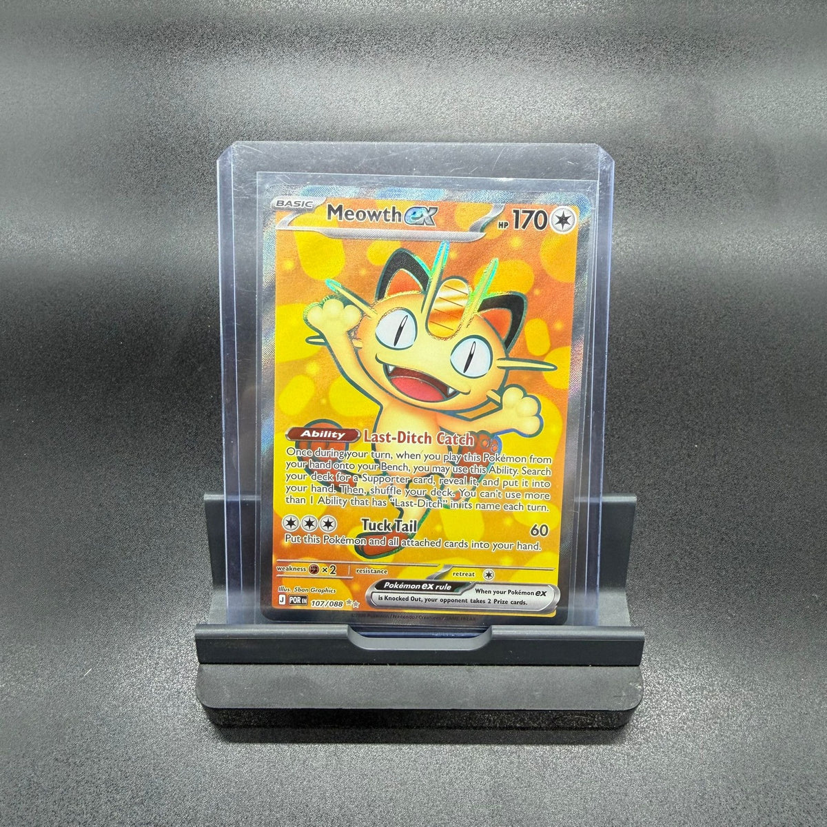 Meowth ex (Full Art) 107/088 — Pokémon TCG: Mega Evolution — Perfect Order [DUP]